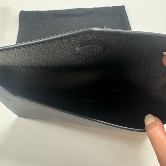 Yves Saint Laurent Black Clutch Bag - Picture 6 of 7